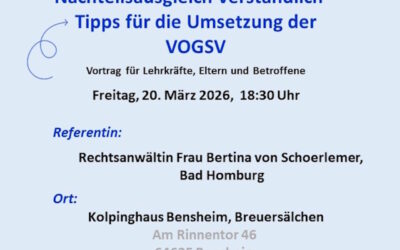 Nachteilsausgleich verständlich – Bensheim