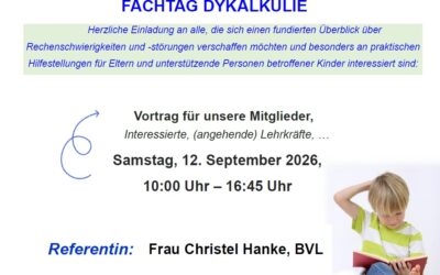 Fachtag Dyskalkulie